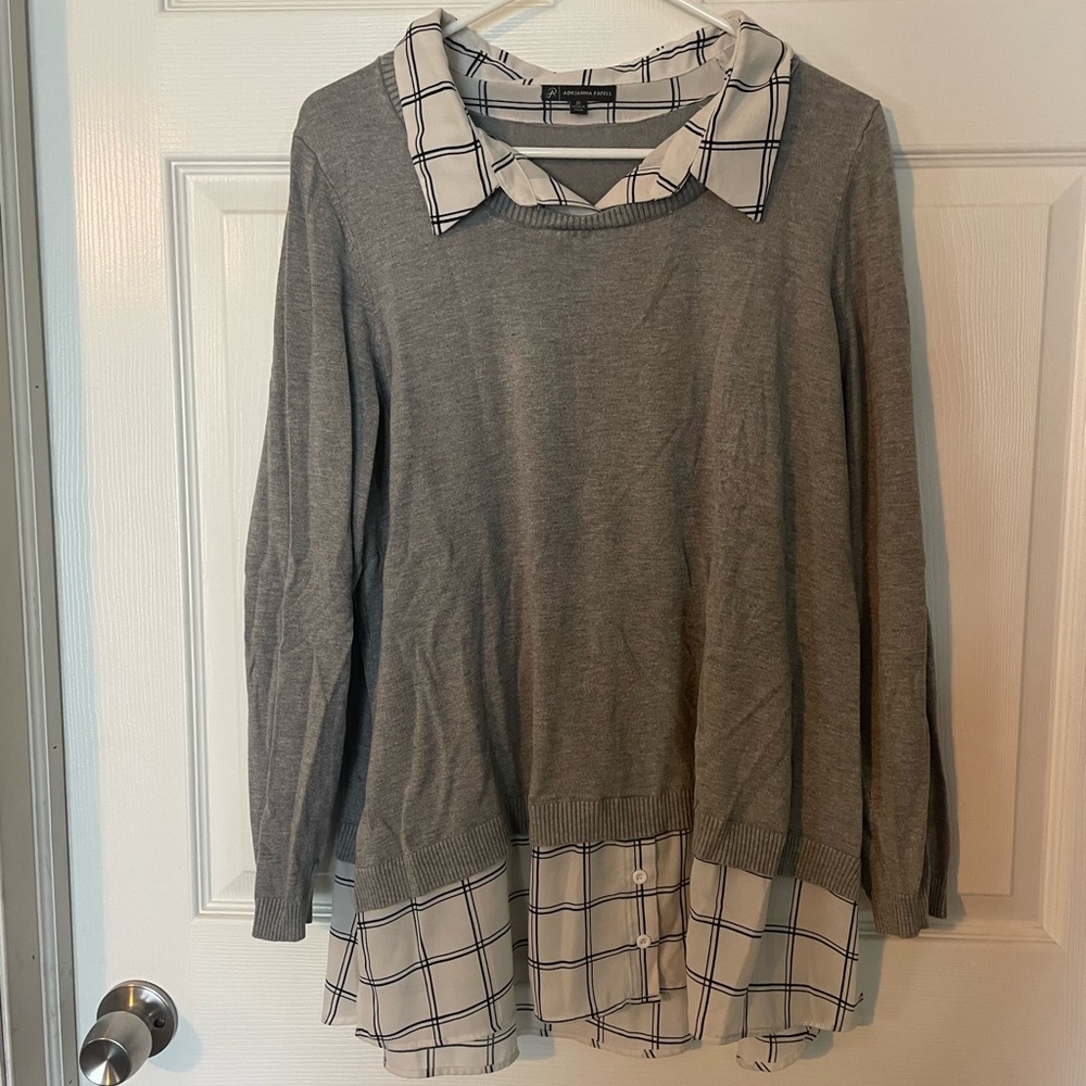 Adrianna Papell sweater 2x